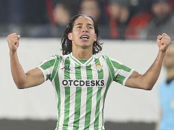 Diego Lainez podría salir cedido del Real Betis para tener más actividad. AP / ARCHIVO
