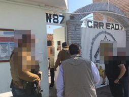 Los agentes investigadores realizaron una serie de diligencias al interior del establecimiento denominado CRRED A.C. ubicado en la colonia La Estancia de Cuitzeo, en Poncitlán.TWITTER/@FiscaliaJal