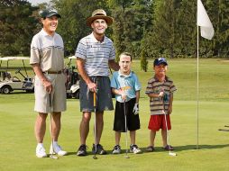 HUMOR. El ahora QB de los Buccaneers mostró su buen humor al postear esta imagen previo al juego de golf que disputará ante Manning. TWITTER/@TomBrady