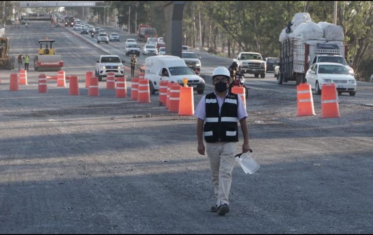 Las obras de Mi Macro Periférico no se han detenido este mes. TWITTER@DavidZamoraB