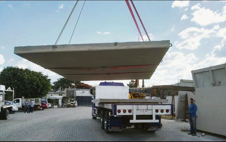 TIEMPO RÉCORD. Los módulos, hechos de concreto antibacterial, se instalarán afuera de los nosocomios. ESPECIAL