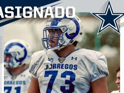 Alarcón se formó con los Borregos ITESM Monterrey, con quienes ganó el campeonato del 2019. @nflmx