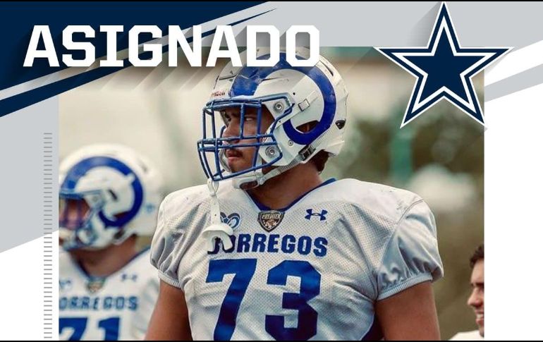 Alarcón se formó con los Borregos ITESM Monterrey, con quienes ganó el campeonato del 2019. @nflmx