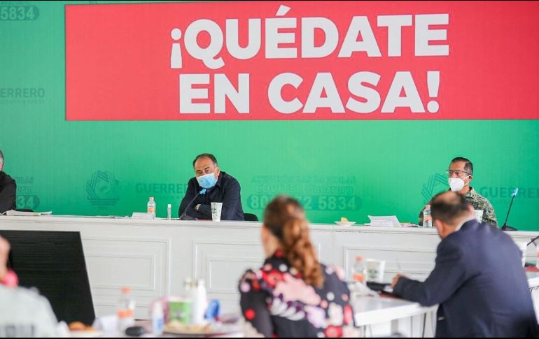 Astudillo Flores aseguró que no se va emplear la fuerza pública para obligar al confinamiento en Guerrero. TWITTER/@HectorAstudillo