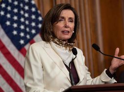 Pelosi señaló que “Biden ofrece esperanza y coraje, valores, autenticidad e integridad”. AFP/N. Kamm
