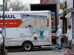 La Policía de Nueva York investiga si los cadáveres asegurados son de víctimas de coronavirus. AP/C. Ruttle