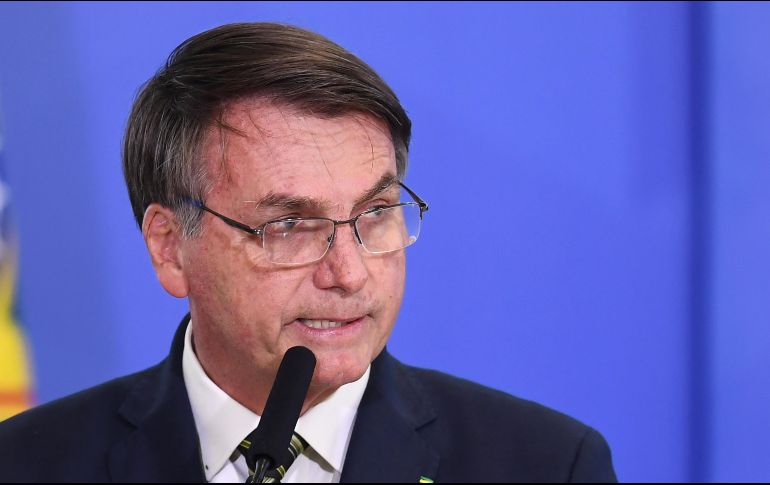 El presidente Bolsonaro ha manifestado su permanente desacuerdo con la OMS desde que comenzó la pandemia de COVID-19, a la que ha calificado de 