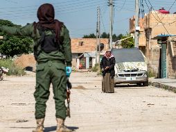 Diez civiles que paseaban por las inmediaciones resultaron heridas en el incidente. AFP/D. Souleiman