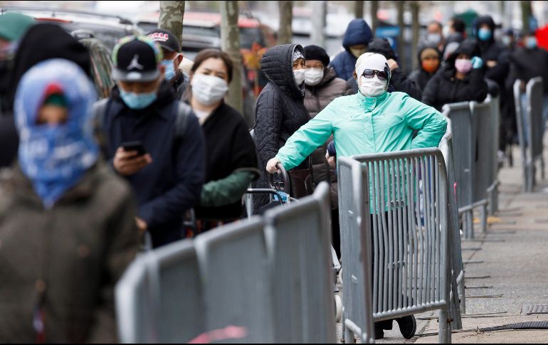 Estados Unidos permanece como el país más afectado del planeta por la enfermedad, con 800 mil contagios más que España. Estados Unidos permanece como el país más afectado del planeta por la enfermedad, con 800 mil contagios más que España. EFE / J. Lane