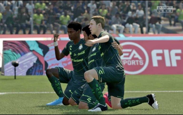 Santos Laguna se confirmó como uno de los mejores equipos de la eLiga MX. TWITTER / @LigaBBVAMX