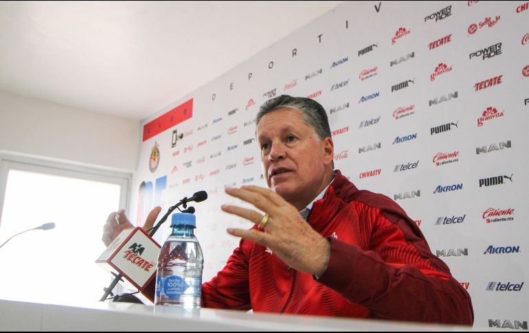 Peláez aseguró que en este receso ha tenido mucho trabajo de cara al futuro del Guadalajara. IMAGO7