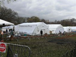 Samaritan’s Purse, una asociación cristiana con base en Estados Unidos, dijo que el hospital de campaña atendió a 191 infectados con coronavirus. AFP/A. Weiss