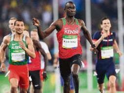 ESPERARÁ. Rudisha es doble campeón olímpico. AFP