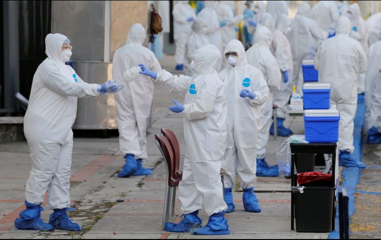 El portal informativo se suma a los esfuerzos presenciales por identificar y atender a casos de COVID-19 en Guadalajara. EFE / F. Guasco