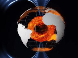 El campo magnético de la Tierra se genera en su núcleo externo.ESA