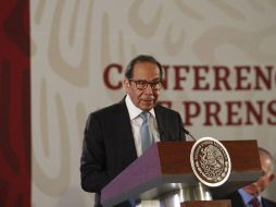 El presidente del Consejo, Carlos Salazar, presentó este miércoles las conclusiones de las 11 mesas que se realizaron como parte de la Conferencia Nacional para la Recuperación Económica. NTX/ARCHIVO