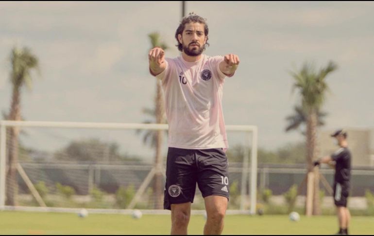 Rodolfo Pizarro y sus compañeros iniciaron este miércoles los entrenamientos individuales con el Inter Miami. TWITTER / @Rpizarrot