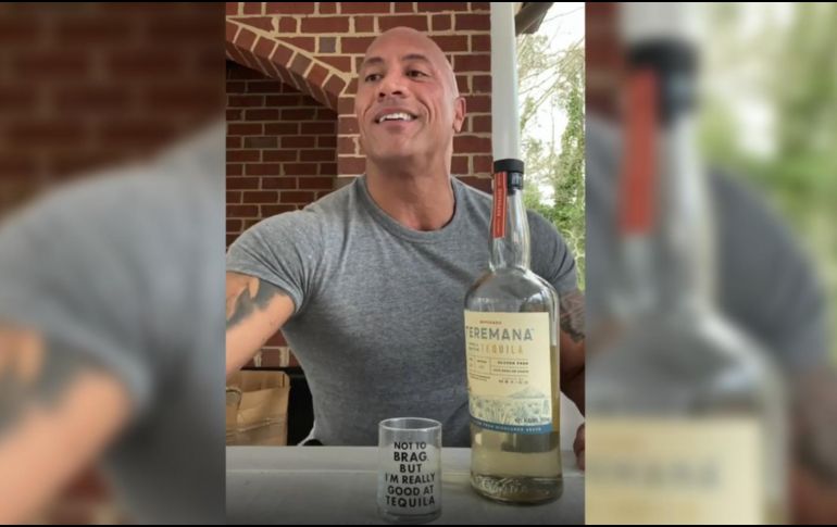 Johnson había postergado el lanzamiento de su tequila 