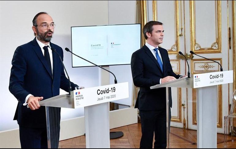 El ministro de Interior, Christophe Castaner, ofrece una rueda de prensa este jueves. EFE/C. Archambault