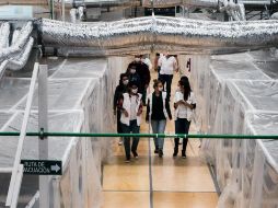 Fotografía cedida por Médicos Sin Fronteras, que muestra un recorrido por las instalaciones. EFE/Médicos Sin Fronteras