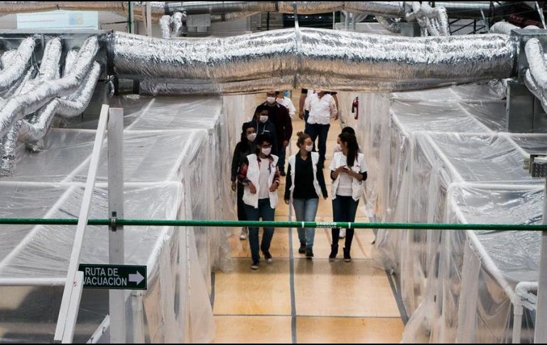 Fotografía cedida por Médicos Sin Fronteras, que muestra un recorrido por las instalaciones. EFE/Médicos Sin Fronteras