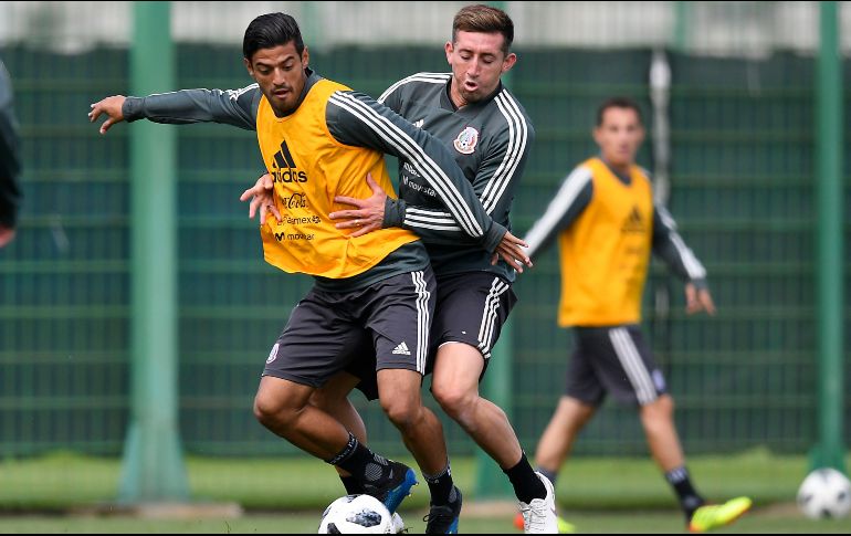 Cuestionado sobre los mejores jugadores de la selección mexicana inactivos y activos, el mediocampista del Atlético de Madrid, Héctor Herrera, afirmó que son Cuauhtémoc Blanco y Carlos Vela. Imago7 / ARCHIVO