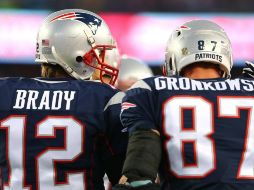 GANADORES. La dupla Brady- Gronkowski consiguió 3 anillos de Super Bowl para los Patriotas. ESPECIAL