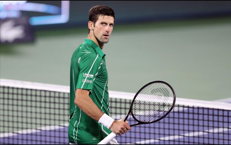 El número uno del mundo se manifestó en contra de ser vacunado contra el coronavirus incluso si se convierte en una obligación para viajar. Sin embargo, posteriormente dijo que podría cambiar de parecer. EFE / ARCHIVO