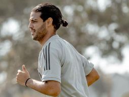 El delantero mexicano Carlos Vela regresó este viernes a los entrenamientos individuales con Los Ángeles FC. INSTAGRAM / @lafc