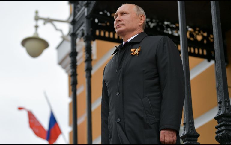 Rusia celebra este sábado el 75 aniversario de la Victoria en la Gran Guerra Patria en medio de restricciones impuestas por la emergencia sanitaria desatada por la pandemia de coronavirus COVID-19. AFP / A. Druzhinin