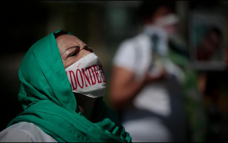 Exigen a las autoridades continúen con las investigaciones de sus desaparecidos, pues por la contingencia sanitaria la búsqueda se ha interrumpido. EL INFORMADOR /F. Atilano