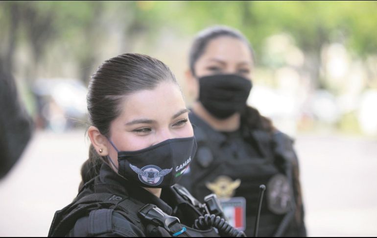 Orgullo. Las oficiales comentan que sus vástagos presumen a sus amigos de la actividad que ellas realizan. ESPECIAL