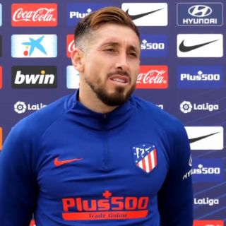 Héctor Herrera, feliz por volver a entrenar con Atlético de Madrid
