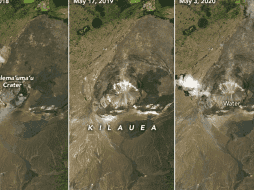 La Nasa publica una secuencia de imágenes de satélite. TWITTER / @NASAEarth