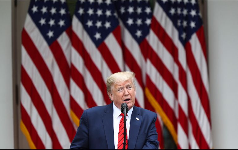 “No estoy interesado en eso. Ni siquiera un poquito. Veamos si ellos están a la altura del acuerdo que firmaron”, afirmó Trump. EFE/O. Contreras