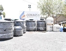 Algunos de los municipios beneficiados con los tinacos son Ameca, Lagos de Moreno, San Martín Hidalgo y Yahualica, entre otros. ESPECIAL /