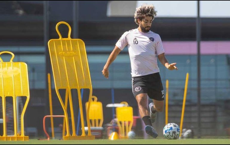 El uruguayo Diego Alonso, director técnico del Inter Miami, aseguró este miércoles que el mexicano Rodolfo Pizarro regresará a su mejor versión, una vez que se pueda reanudar la temporada 2020 de la MLS. TWITTER / @InterMiamiCF