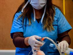 Por la fase de contagio en la que está México, el canciller Marcelo Ebrard destacó lo oportuna que resulta la donación. AFP/R. Schmidt