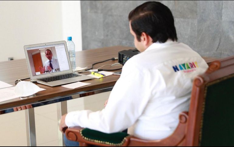 Antonio Echevarría, gobernador de Nayarit, escribió que la noticia se la dieron a conocer durante la reunión con la Conferencia Nacional de Gobernadores. TWITTER/@aegnayarit