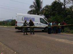 El tiroteo ocurrió en el paraje Arroyo de Enmedio, en el ingenio Las Margaritas. TWITTER/@FISCALIA_GobOax