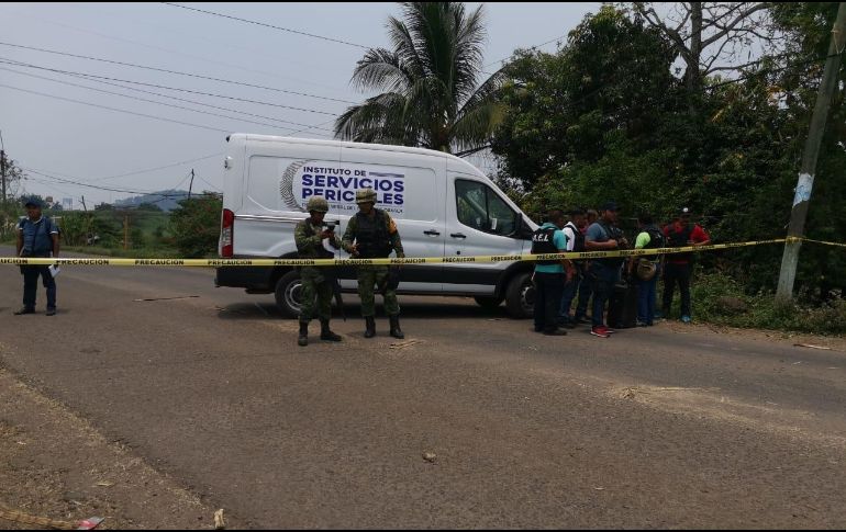 El tiroteo ocurrió en el paraje Arroyo de Enmedio, en el ingenio Las Margaritas. TWITTER/@FISCALIA_GobOax