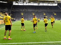 El balompié teutón tuvo una inusual jornada, en la que los jugadores evitaron cualquier contacto innecesario. EFE / M. Meissner