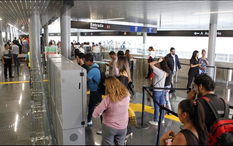 El Tren Eléctrico recibió a seis millones 160 mil 546 usuarios en marzo de este año, dato que contrasta con los ocho millones 813 mil 085 registrados en el mismo periodo del 2019. EL INFORMADOR/ARCHIVO