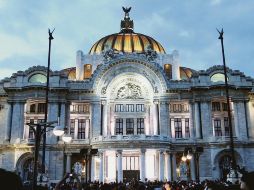 Un clásico de la Ciudad de México es el Palacio de Bellas Artes, considerado el máximo recinto cultural del país. NTX
