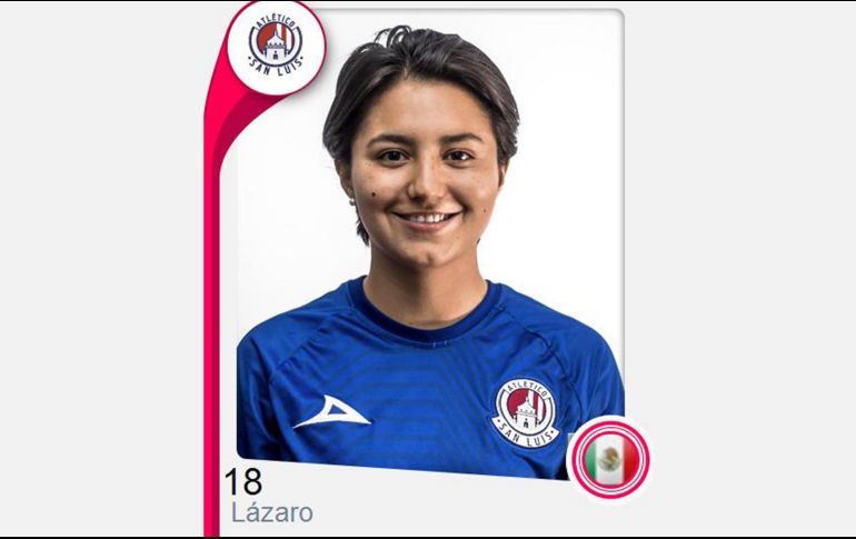 La dorsal 18 no logró debutar en la Liga MX Femenil, con la escuadra a la que llegó en el torneo Apertura 2019. ESPECIAL / ligafemenil.mx