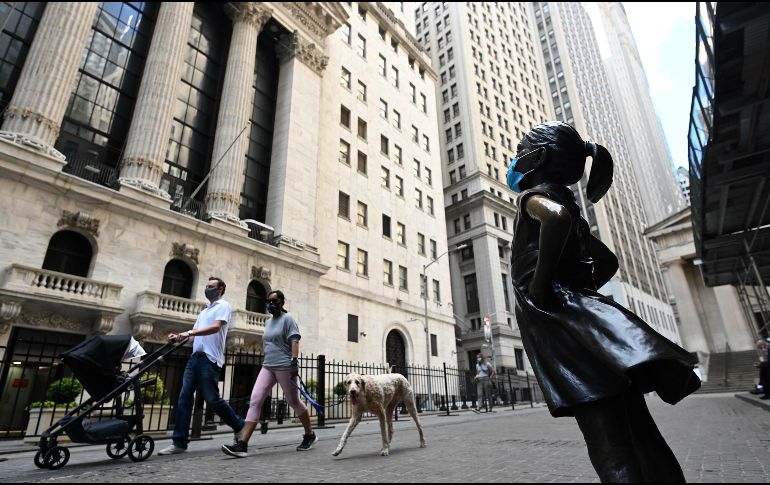 El parqué neoyorquino rebotó tras las pérdidas de la semana pasada y vivó su mejor jornada desde principios de abril. AFP/ARCHIVO