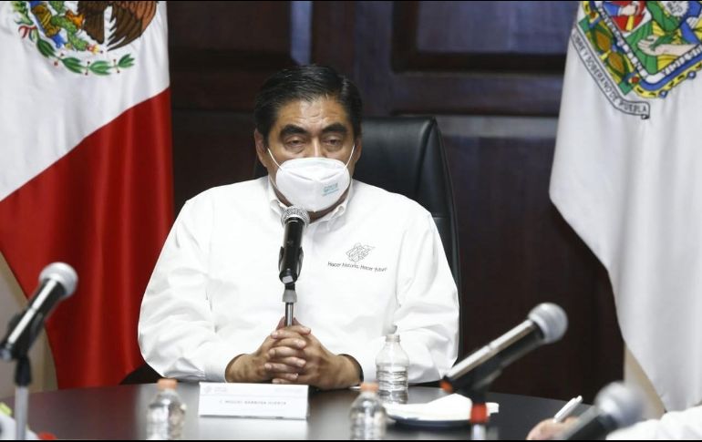 Miguel Barbosa manifestó que si al 31 de mayo las condiciones han mejorado entonces podría permitir el regreso de las actividades económicas en la entidad. TWITTER/@MBarbosaMX