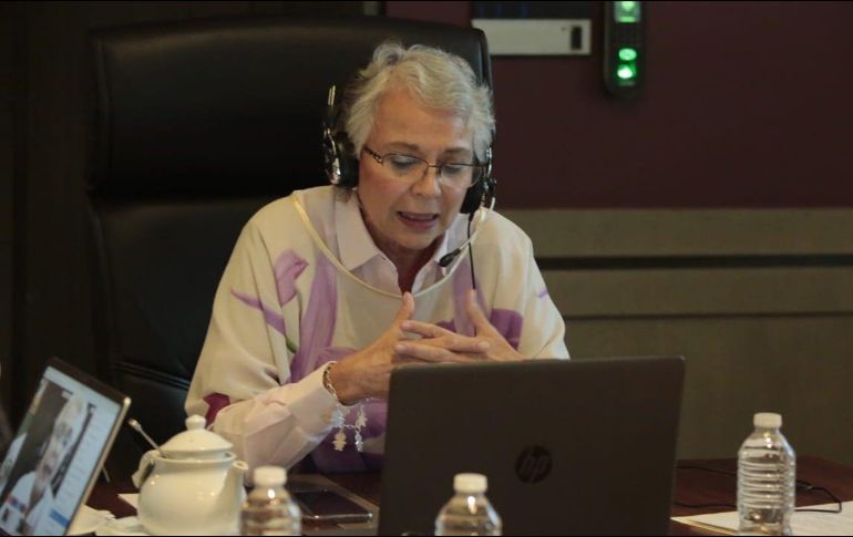 Olga Sánchez Cordero, secretaria de Gobernación.  TWITTER/M_OlgaSCordero