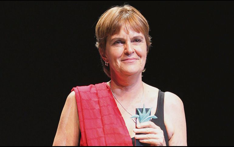 María Novaro. La cineasta y funcionaria en una foto tomada durante la clausura del 25 Festival Internacional de Cine en Guadalajara. ARCHIVO