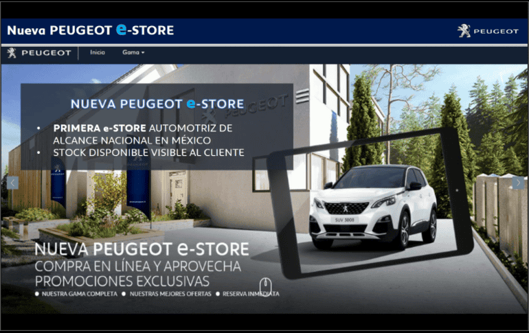 Peugeot presenta su plataforma para facilitar las compras de autos en línea. ESPECIAL